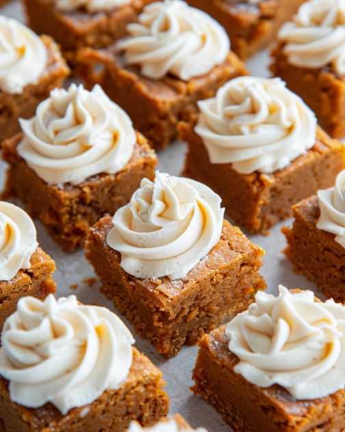 Pumpkin Bars with Cream Cheese Frosting Pumpkin Bars with Cream Cheese Frosting