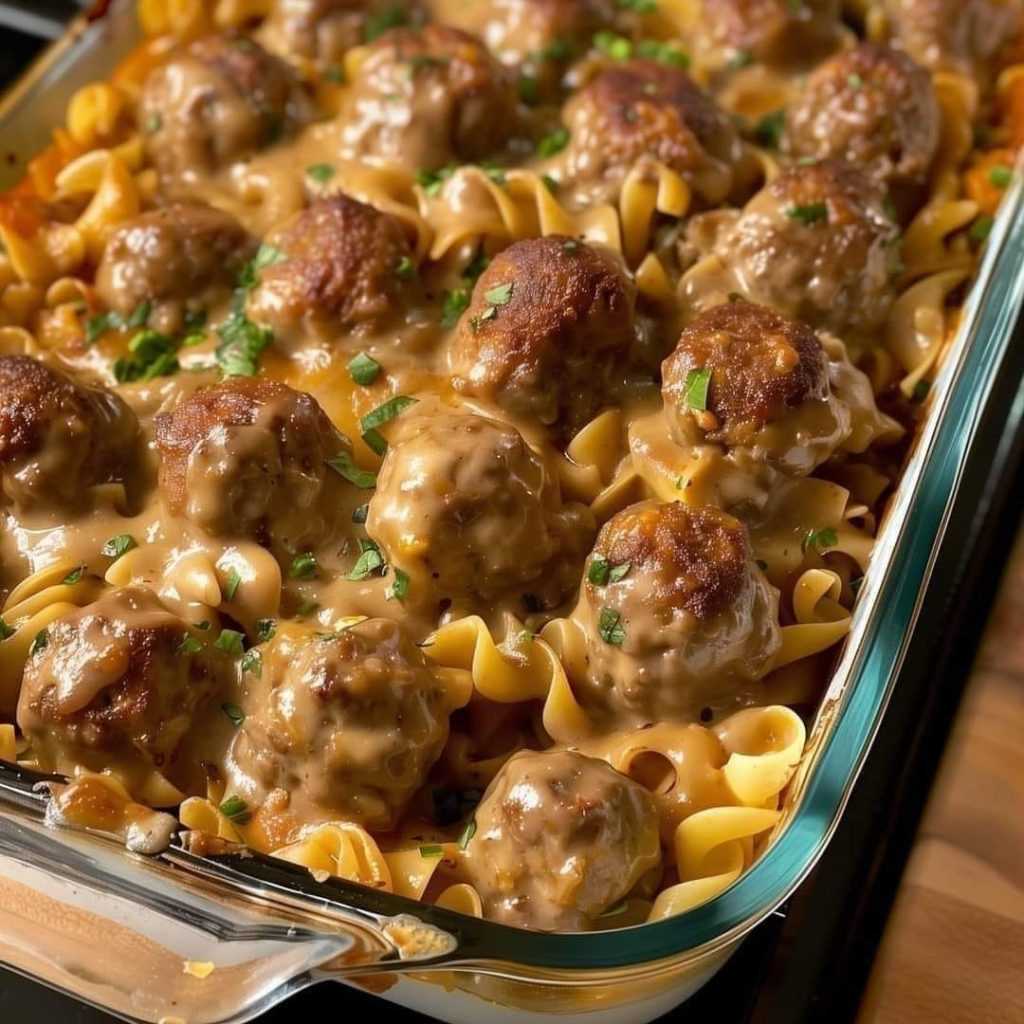Swedish Meatball Noodle Bake Swedish Meatball Noodle Bake