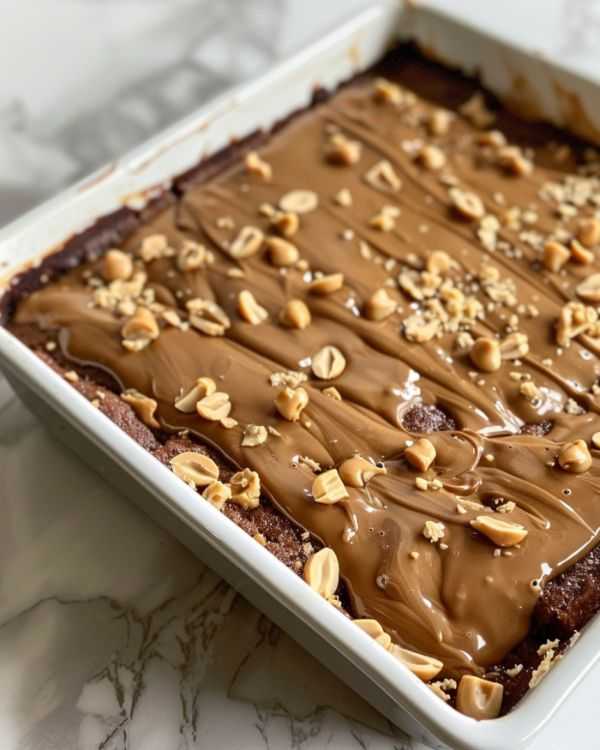 Peanut Butter Chocolate Gooey Butter Cake Peanut Butter Chocolate Gooey Butter Cake
